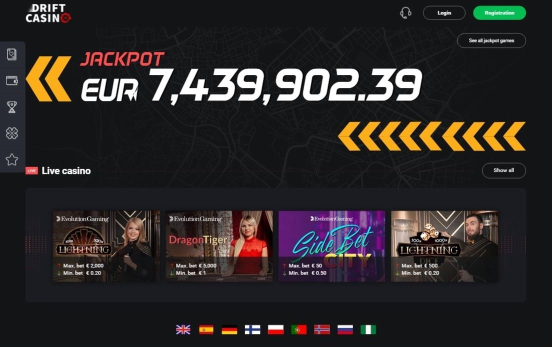 Drift Casino Дрифт казино - отзывы игроков и подробный обзор