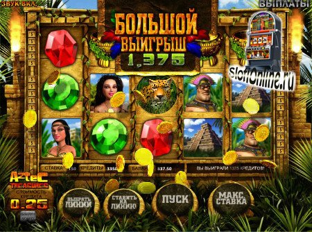 Игровой автомат Aztec Gold Золото Ацтеков играть бесплатно