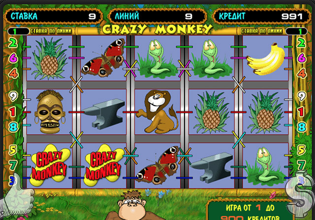 Игровой автомат Crazy Monkey Играть в онлайн казино Parimatch