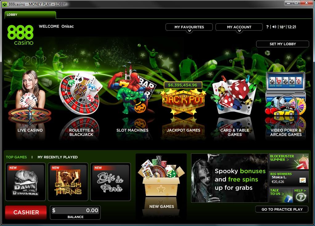 Casino — скачать и играть, отзывы про онлайн казино 888.