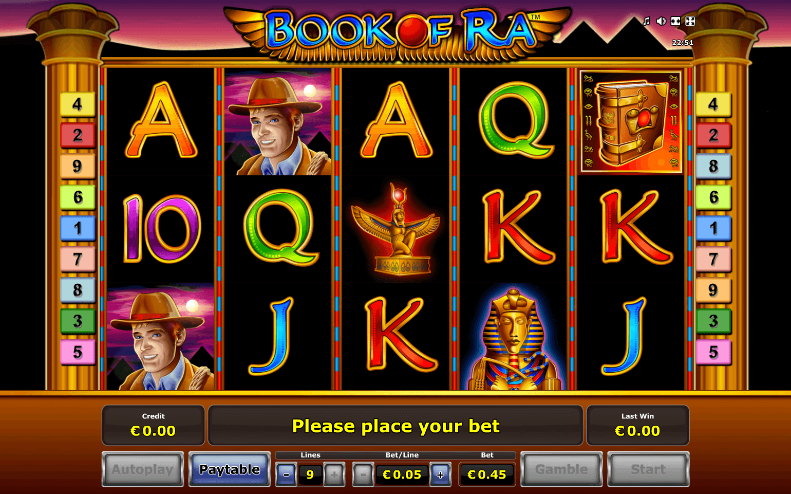 Играть в игровой автомат Book of Ra Deluxe 6 - Affgambler