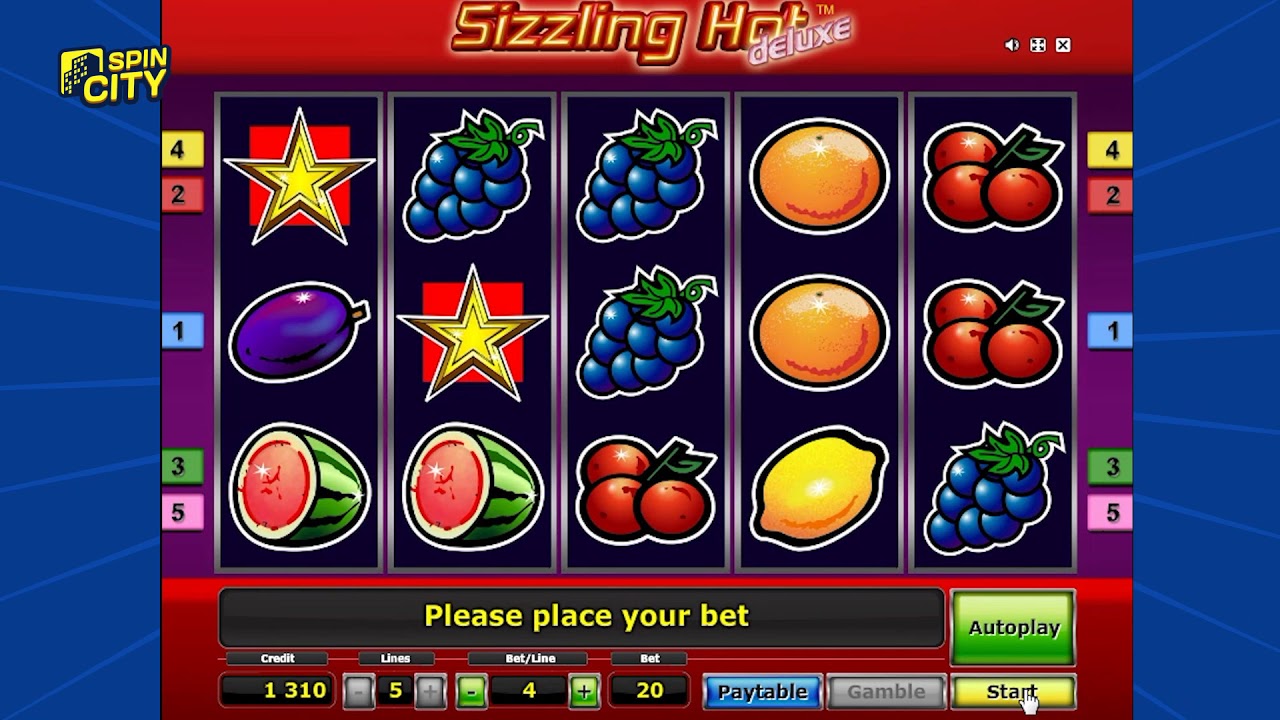 Игровой автомат Sizzling Hot онлайн бесплатно
