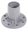 Патрубок НПВХ (PVC-U) гладкий с ПВХ фланцем 160/150  PN10
