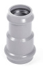 Патрубок НПВХ (PVC-U) переходной двухрастр. 160/110, SDR 26 PN10