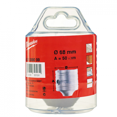 Коронка Milwaukee SDS-Plus TCT 68 x 50 мм (1шт) 4932399099