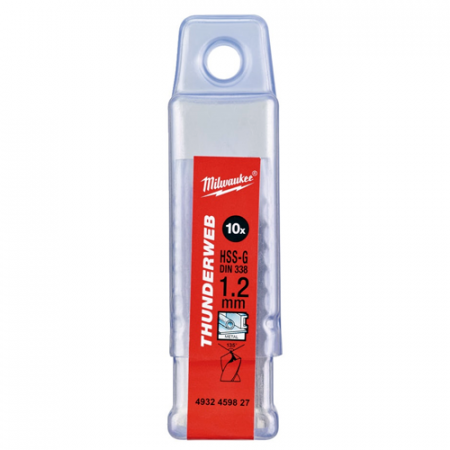 Сверло по металлу Milwaukee Thunderweb HSS-G 1.2 x 38 мм (10шт) 4932459827